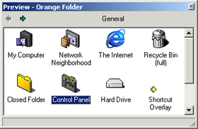 Orange Folder
