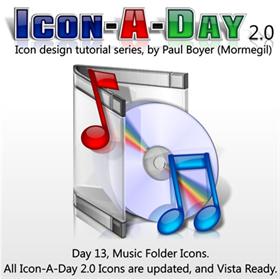 Icon-A-Day, Day 13, Music Folders