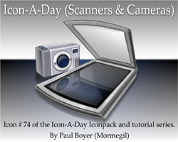 Icon-A-Day # 74 (Scanners & Cameras)