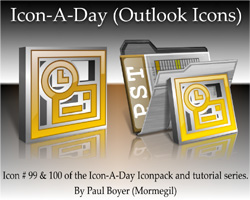 Icon-A-Day #99-100 (Outlook Bonus)