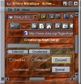 Ambre Métallique