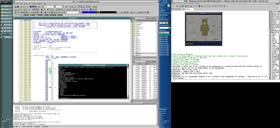 Late-Night Developer Desktop