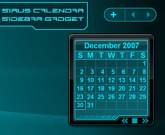 Sirus Sidebar Calendar