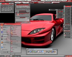 My Red Desktop
