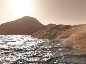 Rough Seas on the Red Planet