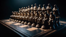 A chess game