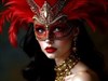 A masquerade mask