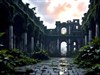 A ruined abbey