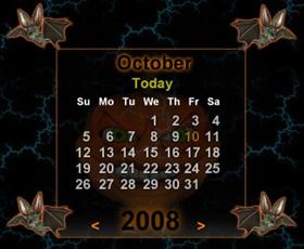 Spook Time Calendar