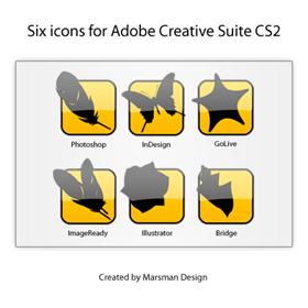 Adobe Creative Suite CS2 Icons