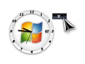 vista analog clock by quentin94 executable