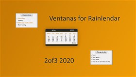 Ventanas for Rainlendar