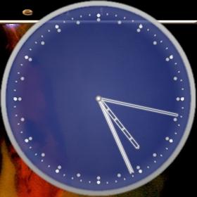 Cobalt Blue Clock (Analog