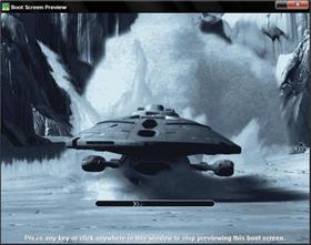 USS Voyager Crashing