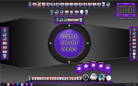 Purple Splash Docks