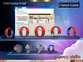 auroraStyle Opera icons and OD UISkin