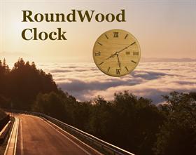 RoundWood clock