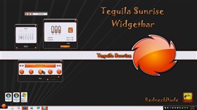 Tequila Sunrise Widgetbar