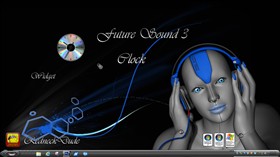 Future Sound 3 Clock Widget