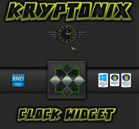 Kryptonix Clock Widget