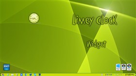 Limey Clock Widget