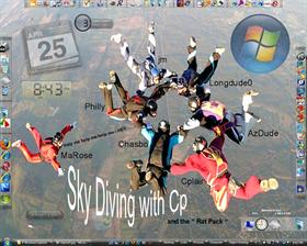 Sky Diving with Cp