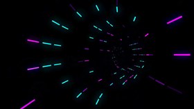 4K Neon Tunnel