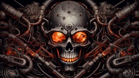 4K Mechanical Skull