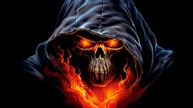 4K Hooded Skull