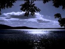 moonlit lake