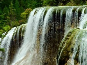 slow motion waterfall