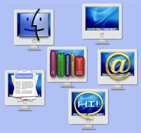 iMac G-5 folder icons