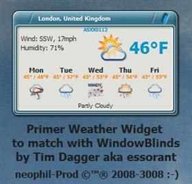 Primer Weather Widget