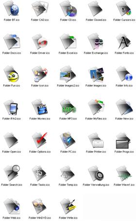 XPlastic v1.0 Folder Set