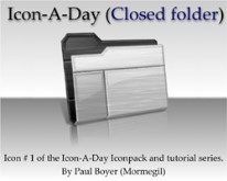 Icon-A-Day # 1 (Closed Folder)