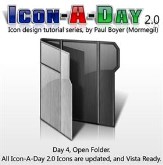 Icon-A-Day 2.0, Day 4, Open Folder