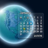 Glassy Calendar