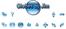 Globes by Jim - Blue