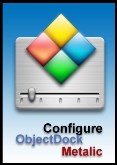 Configure ObjectDock Metalic