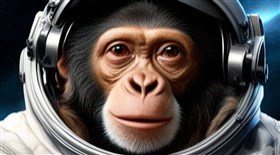 Chimp in space