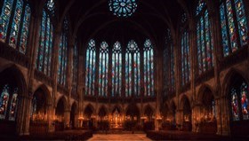 4K Gothic cathedral