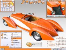 Orange Deco Rides Boattail Speedster