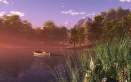 Lake on a summer morning
