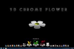 3D Chrome Flower