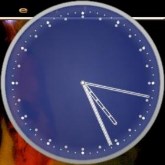 Cobalt Blue Clock (Analog