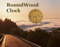 RoundWood clock