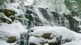 Fabulous Snowy Canadian Waterfalls