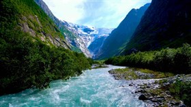 Spectacular Norwegian Mountain River