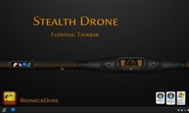 Stealth Drone Floating Taskbar