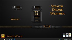 Stealth Drone Weather Widget